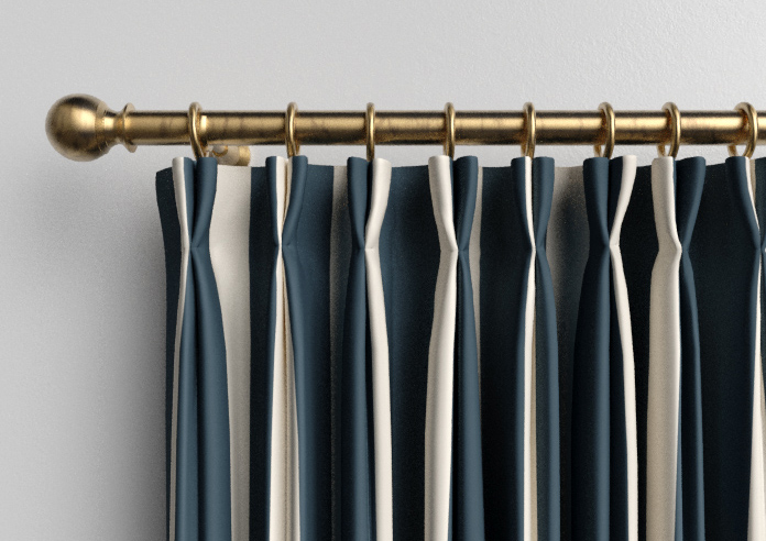 The British Stripe Co. Henry, Polzeath No.1 - Made to Measure Curtains - Image 10